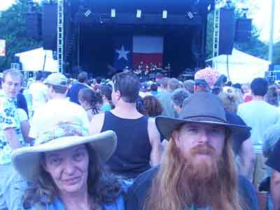Reenie, Pete and Willie Nelson